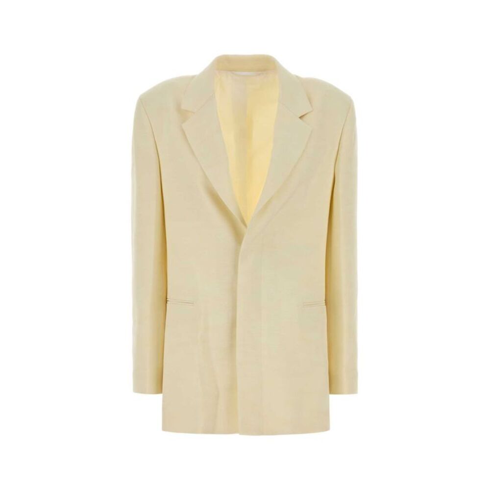 Carven Women Yellow Viscose Blend Blazer